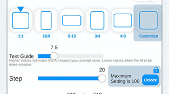 Screenshot of AI Painter